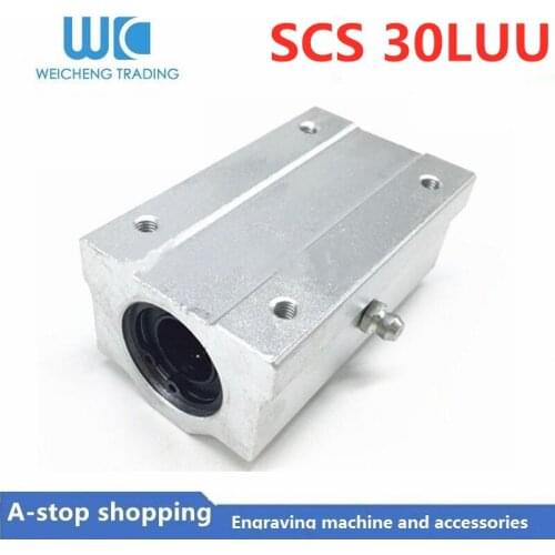 1PC 1pc SC30LUU 30mm Linear Ball Bearing Block CNC Router for CNC 3D printer shafts Rod part