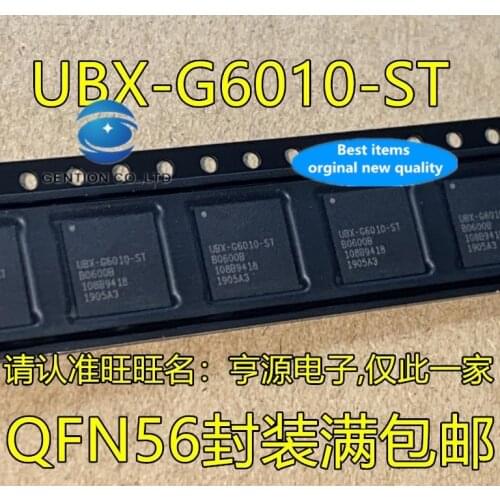 10PCS UBX-G6010 UBX-G6010-ST QFN56 GPS precise timing in stock 100% new and original