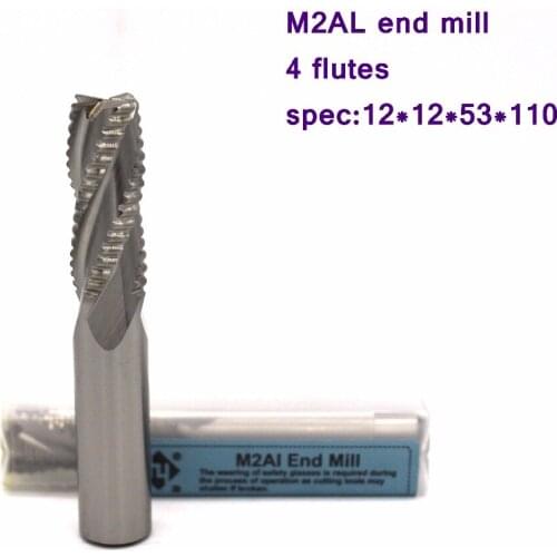 5 pcs of blade 12*12*53*110 for 4 flutes roughing HSS end mill for CNC milling machine tool mills cutter