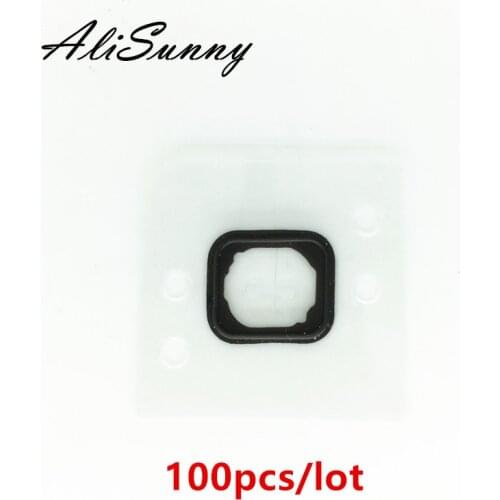 AliSunny 100pcs Home Button Holding Gasket for iPhone 6 6S Plus 6G 4.7'' Space Rubber Adhesive Sticker Replacement Parts