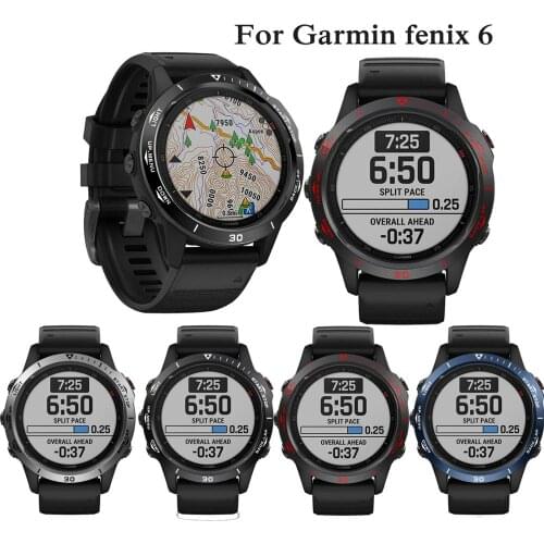For Garmin fenix 6 Case For fenix 6 Pro fashion sport style Bezel Ring Styling Case Adhesive Cover Protection new fashion Bezels