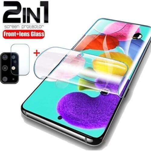 2in1 Hydrogel Film For Samsung Galaxy S20 FE S 20 fe 5G S20 Fan Edition Camera Screen Protector on Galaxy S20 FE S20 lite glass
