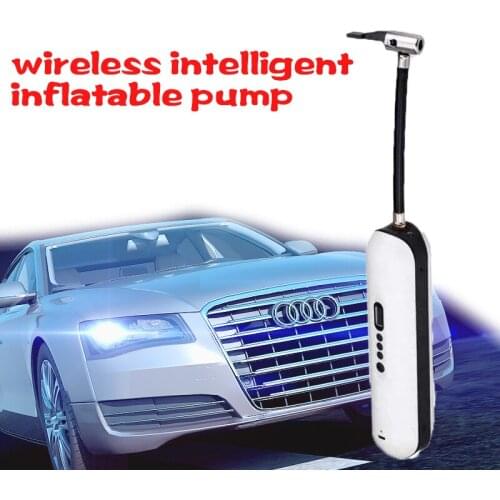 Intelligent Bicycle Pump Wireless High Pressure Electric Pump Car Handheld Digital Smart Rechargeable Tire Inflation Air Pump df