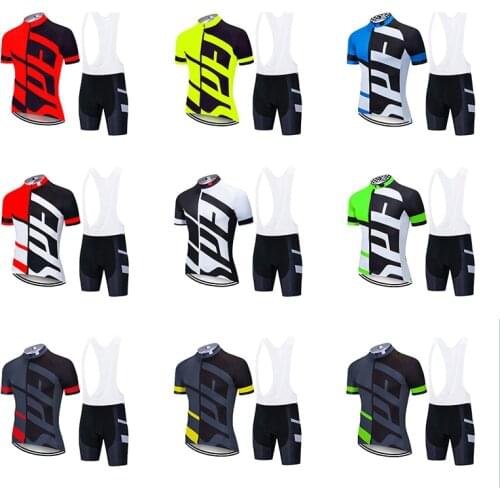 2021New Cycling Suit Set Mens And Womens Road Mountain Bike Race Cycling Wear Breathable And SweatAnti-UV-absorbent Triathlon