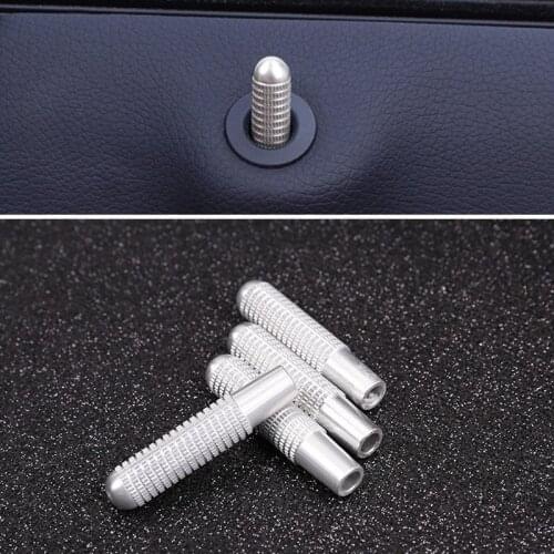 Car Door Door Lock Pin Knob Button Cover 4 Pcs For Mercedes Benz A CLA GLA C E GLC GLE GLK Class W176 W205 W213 X253 W166 W117