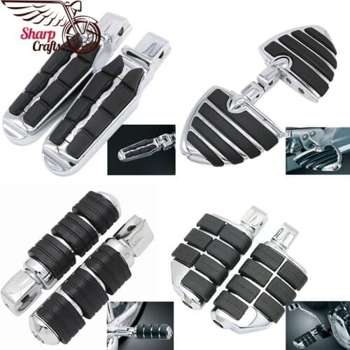 Motorcycle Accessories Rear Passenger Foot Pegs Footrests Floorboards For Suzuki Marauder 1600 Boulevard M95 2004-2006 2005