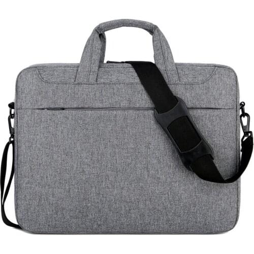 Mens Women Briefcase Laptop Bag Shockproof Waterproof Crossbody Shoulder Tote Office Travel Cell Phone Document Pouch Supplies