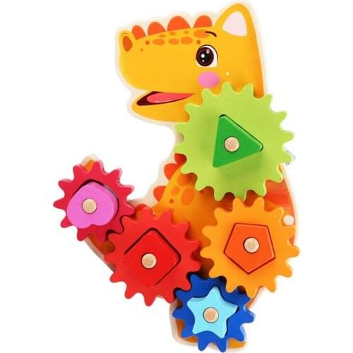 Baby Busy Board Gear Set Linkage Power Childrens Science and Technology Small Invention Scientific Physics Experiment Gear Toy