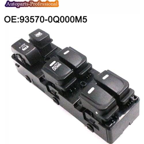 New Car Front Left Master Window Lifter Control Switch For Hyundai Elantra 93570-0Q000M5
