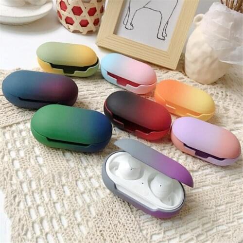 New Gradient Colour Earphone Case For Samsung Galaxy Buds Wireless Bluetooth Headset Protective Case For Galaxy Buds Samsung