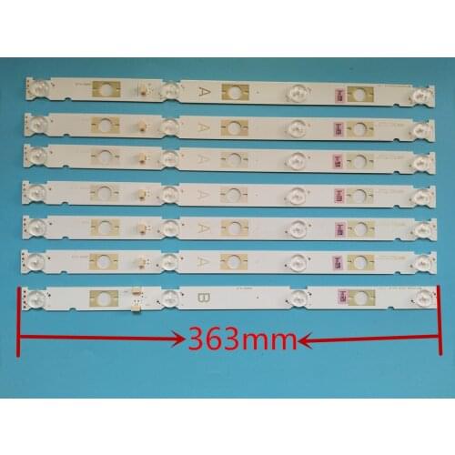 New Kit 7 PCS 4LED 360mm LED backlight strip for SONY KDL-48WD653 KDL-48W650D LB48009 V0_03 E465853 NS6S480DND02 LSY480WN02