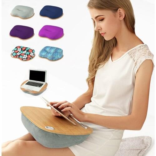 2 in 1 Back Seat Cushion 40x30cm Lazy Portable Computer Table Bedroom Living Room Sofa Laptop Tablet Table Furniture Home Decor