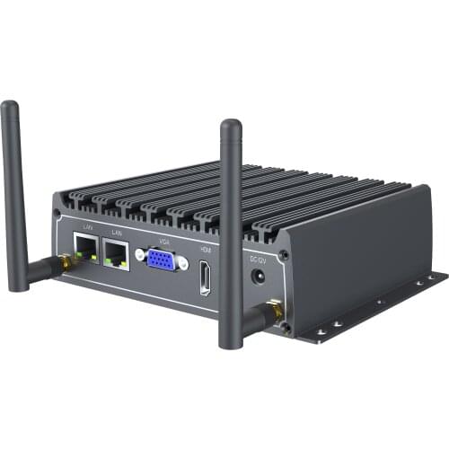 Industrial Mini PC Intel Core i7 4500U Fanless Desktop Computer i5 4300U Mini HTPC Windows 10 Linux 4*USB3.0 2*Lan 1*VGA 1*COM