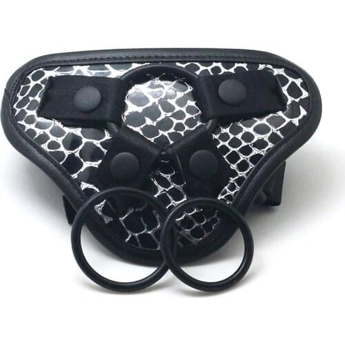 Adult Sex Toys Bondage Stone Patterened Strap-On Harness Dildo Toys Harness BDSM Sex Restraint Bondage Strap Slave Sex Shop