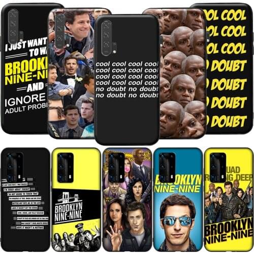 GX44 Brooklyn Nine Nine Silicone Case for Huawei P9 P10 P20 P30 P40 Y6 2018 Y7 Y9 Lite Pro Max Prime Mini