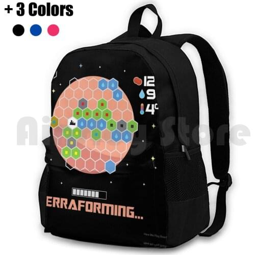 Loading Mars... Outdoor Hiking Backpack Riding Climbing Sports Bag Games Game Board Boardgame Catan Carcassonne Terraforming