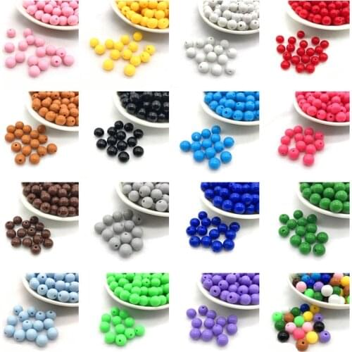 6/8/10mm Imitation Pearls Acrylic Round Pearl Spacer Loose Beads DIY Jewelry Making Necklace Bracelet Earrings Accessories