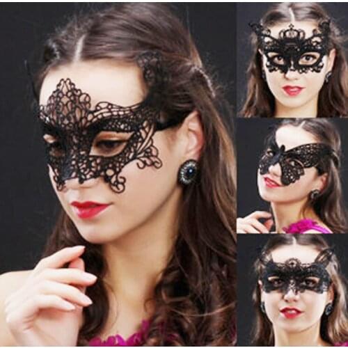 Women Hollow Lace Masquerade Eye Face Mask Princess Prom Party Props Costume Halloween Masquerade Mask Women Sexy!!! HOT SALES