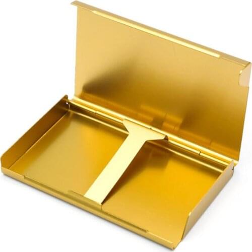 2019 Women Cigarettes Box Thin Aluminum Alloy Cigarette Case As Tobacco Holder Pocket Storage Box Mini Smoking Accessories