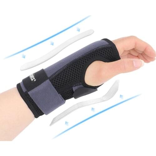 1PCS Adjustable Wristband Wrist Brace Support Sprain Carpal Tunnel Splint Wrap Protector Wrist Injuries Pain Relief