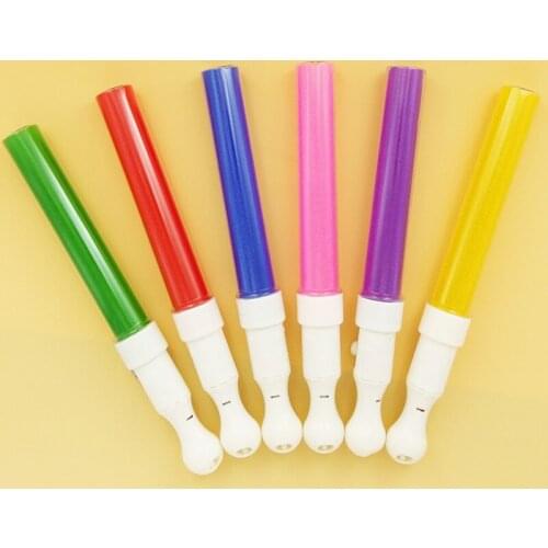 25pcs/lot Colorful Luminous LED Stick Concert Cheer Up Props Light Glowing Wands Flash Stick for Wedding Party Festival Supplies