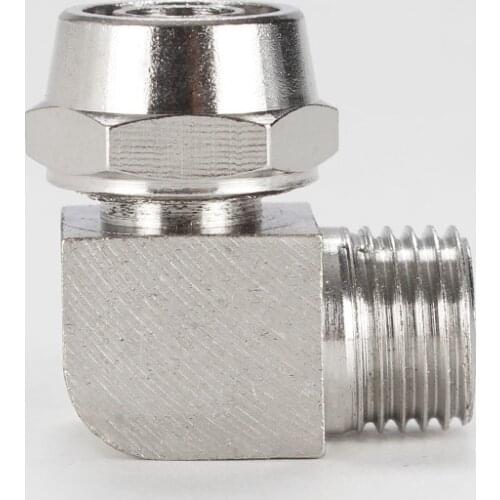 4mm 6mm 8mm X M5 M6 M8 M10 Metric Male Thread Elbow Pneumatic Fast Twist Pipe Fitting Quick Connector Coupler
