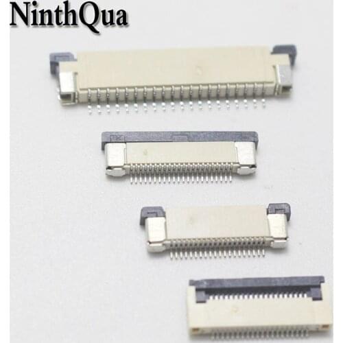 5pcs 0.5MM / 1.0mm 20P Clamshell Drawer Up Down FPC Connector socket for 20Pin Type A B FFC Cable