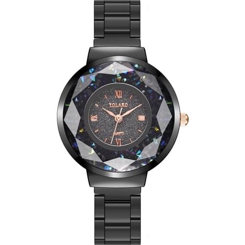 Fashion Hot Sale Top Luxury Rhinestone Ladies Watch Classic Roman Scale Quartz Ladies Watch Casual Simple Business Female Clock