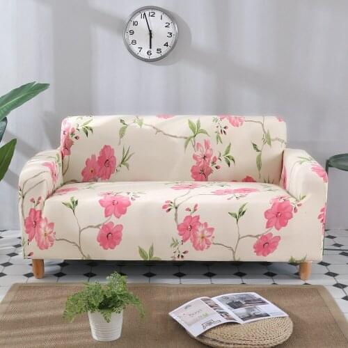 Flowers Anti-dirty Armchairs Sofa Protector Slipcover Pet Protection Soft Elastic Couch Seat Cover Decoration Stretch Sofa Cover