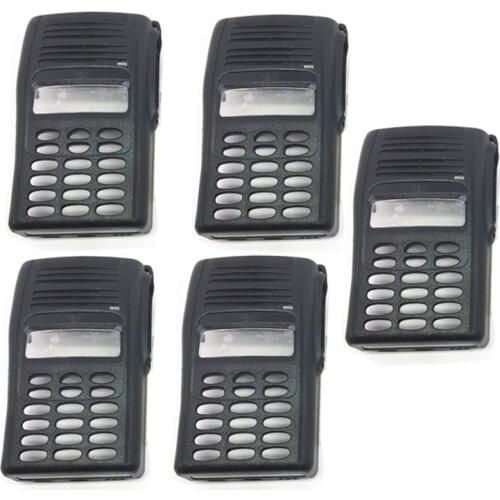 5PCS for Motorola GP338Plus Case, PTX760 PLUS Front Shell Wireless Walkie Talkie Repair Accessories