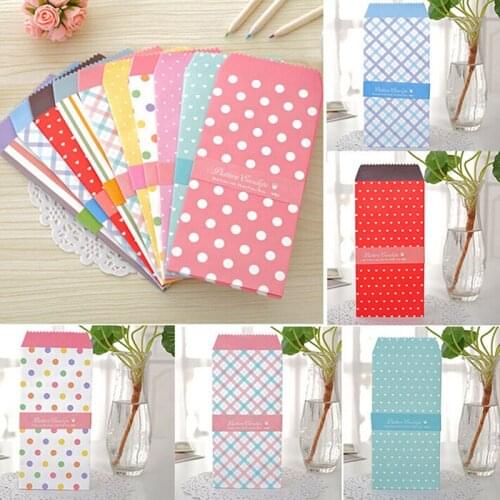 Colorful Envelope Small Gift Craft Envelopes For Letter Invitations 5Pcs/set