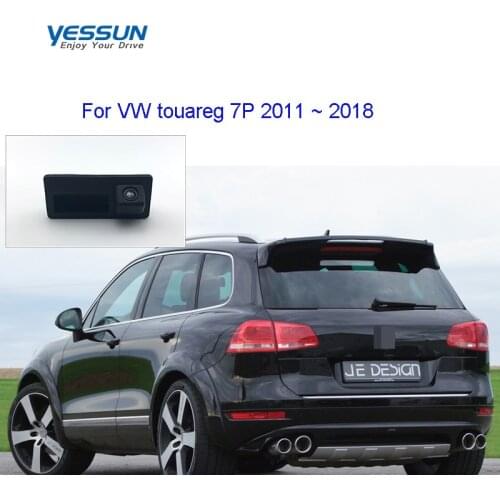 Car Trunk Handle camera For Volkswagen VW touareg 7P touareg 2 MK2 2011 2012 2013 2014 2015 2016 2017 2018 Rear View Camera