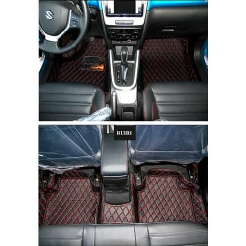Top quality rugs! Custom special car floor mats for Suzuki Vitara 2019 waterproof car carpets for Vitara 2018-2015,Free shipping