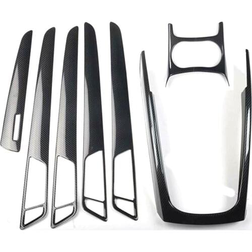 7Pcs/set Car-styling For Audi Q5 2010-2018 Right Hand Drive and Left Hand Drive Car Door Panel Gear Shift Frame Trim Moldings