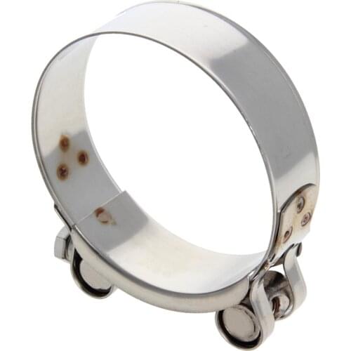 MroMax New Heavy Duty Hose Clamps 304 Stainless Steel Polishing Inner Diameter 44-47mm/48-51mm/52-55mm/56-59mm/60-63mm/64-67mm