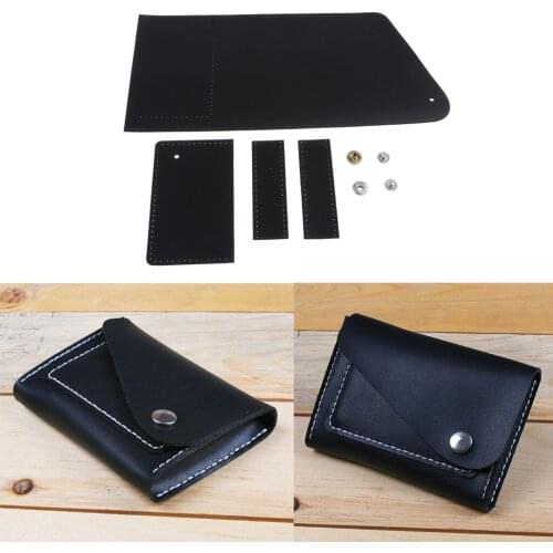 Leather Card Bag Making Kits Handmade ID Card Bag DIY Leathercraft Supplies