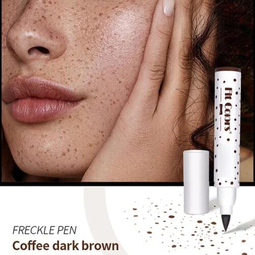 Natural Lifelike Freckle Pen Soft Light Brown Freckle Makeup Dot Long Pen Pen Face Summer Up Make Lasting Spot Waterproof G9O5