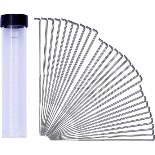 Nonvor 30pcs Needles Kits Wool Felt Needles Set with Clear Bottle and Wooden Handle DIY Supplies Handmade Pocked Needles Kit