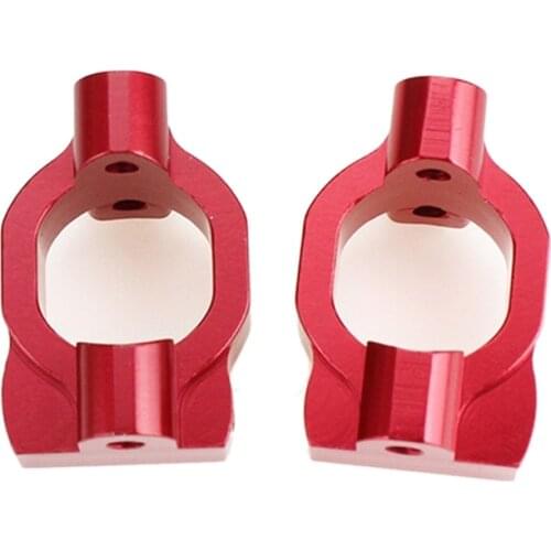 2 Pcs Aluminum Alloy Front C Hub Carrier Caster Block C Seat for Wltoys 104001 1/10 RC Car Upgrade Parts Accessories