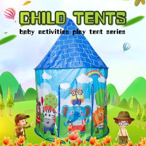 Portable Childrens Tent Toys Baby Ball Pool Castle Activity Play House Kids Folding Playtent Baby Beach Tent Outdoor Toy ]