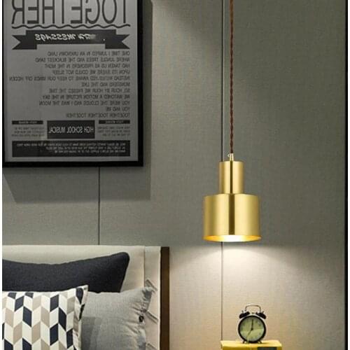 Simple Creative Pendant Lamp Individual Restaurant Single Head Bedside Kitchen Pendant Lights e27 Kitchen Drop Light
