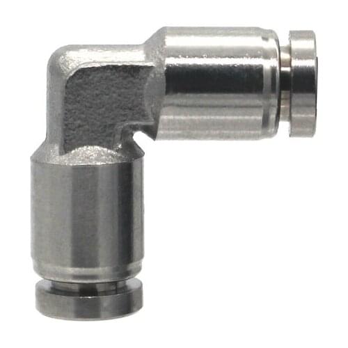 PV4,6,8,10,12,14,16 YIYUN Brand 304 Stainless Steel Pneumatic Components Air Tool Elbow Right Angle Joint Connector PV Series