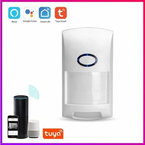 Tuya Smart WiFi Infrared Detectors Outdoor Wireless PIR Alarm Motion Sensor Compatible With Tuya/Smart Life APP Home Smart Apply