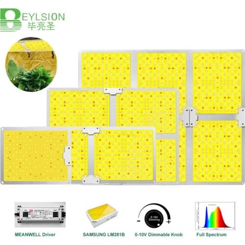 BEYLSION LED Grow Light Quantum Sunlike Full Spectrum Growth Lamp Large light area for Plant Factory Greenhouses Plant Tent Grow