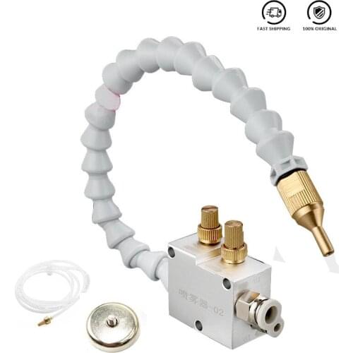 Mist Coolant Lubrication Spray System Lathe Milling Drill Engraving Machine Tool 8mm Pipe Cooling Drop Temperature Dust Removal