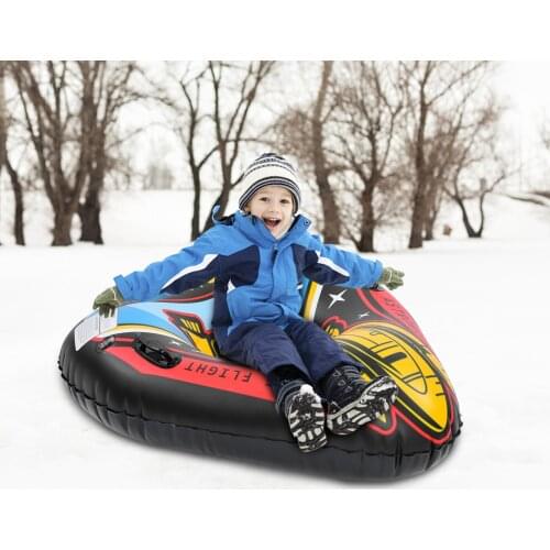 Outdoor Inflatable Ski Tires With Handles Pvc Ski Sled Adult Inflatable Ski Hoops On Snow For Winter Skiing Snow Sports Goods