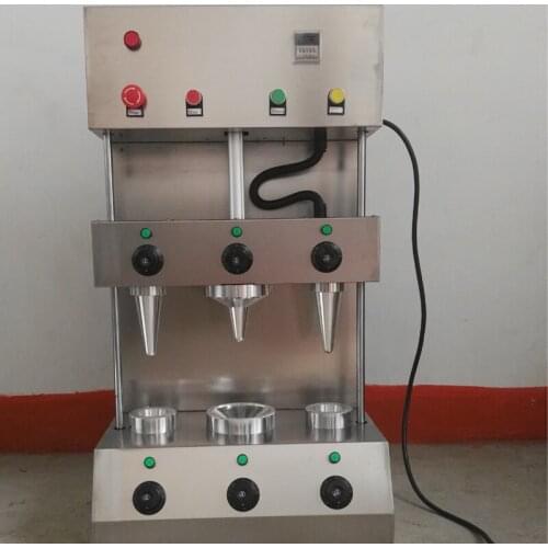 High Quality Two Cones And One Umbrella Pizza Machine Commercial Pizza Forming Machine For Low Price