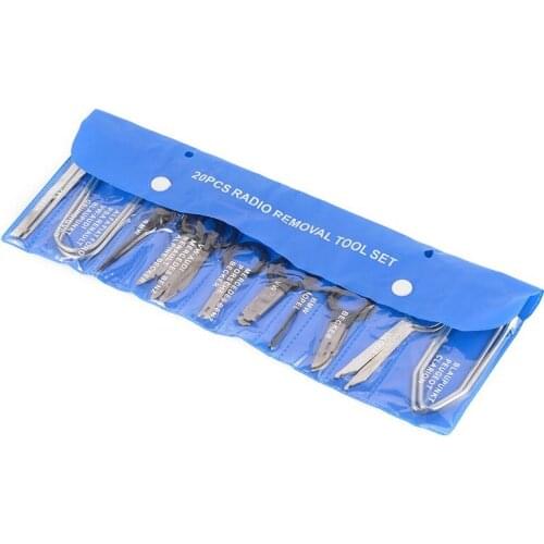 20pcs Car Radio Removal Tool Key Set for commercial home Fit Au-di V/W B-enz F-ORD