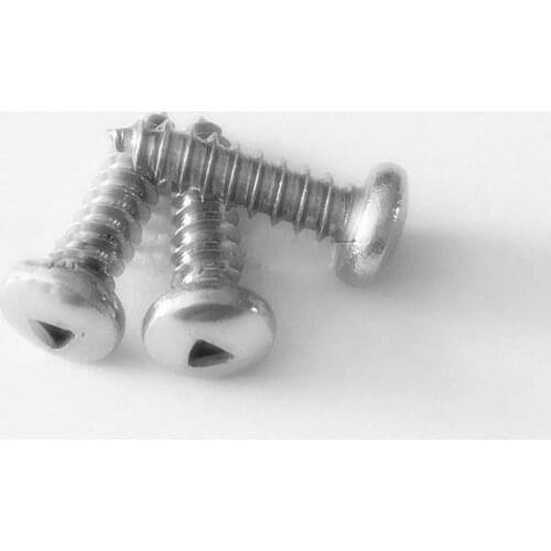 30pcs M2.9 stainless steel inside triangular groove round head screws pan header self-tapping anti-theft screw 8mm-19mm long