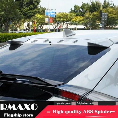For civic Hatchback Roof Spoiler 2018-2021 Civic Y-CK Roof Spoiler ABS Material Car Rear Wing Color Rear Spoiler